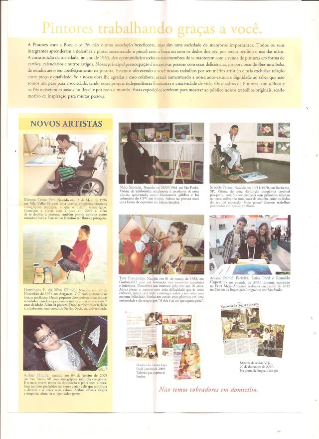 Pintores com a boca e com o pés - fl 2